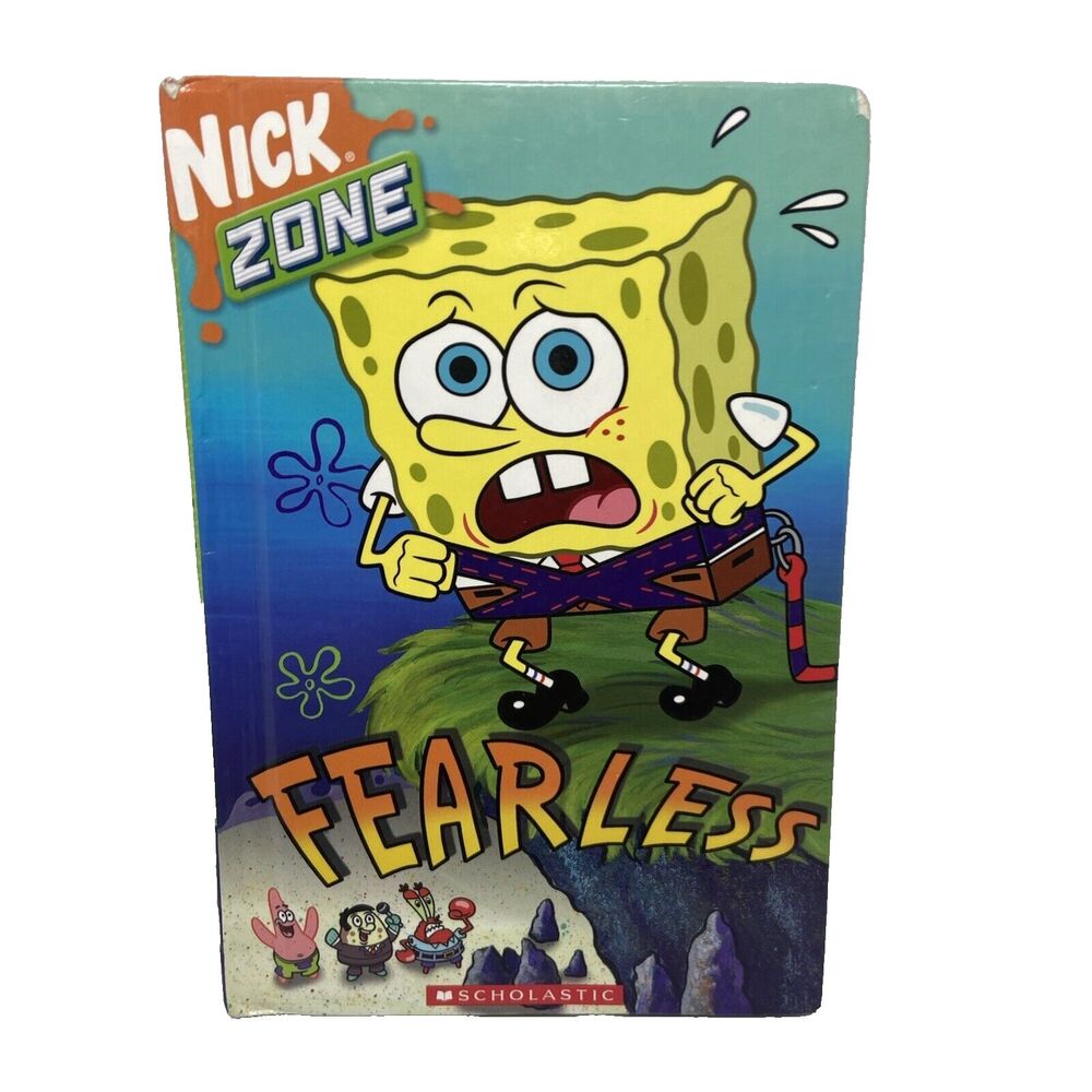 Fearless  SpongeBob SquarePants  Nick Zone  Scholastic Hard Cover Book
